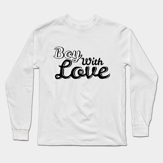 Boy With Love Long Sleeve T-Shirt by Marija154